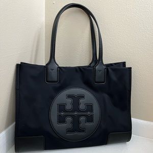 Tory Burch Ella Mini Tote (Black)